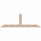 Ekena Millwork Portland Smooth Timber Gable Bracket, Douglas Fir, 84"W x 28"H x 1 1/2"D x 5 1/2"F, 8/12 Pitch GBW084X28X0206POR00SDF - alternate 1